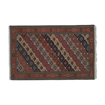 Vintage Turkish handmade rug 126x195 cm
