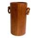 Vintage brutalist umbrella stand in walnut from the 1950s/60s.
