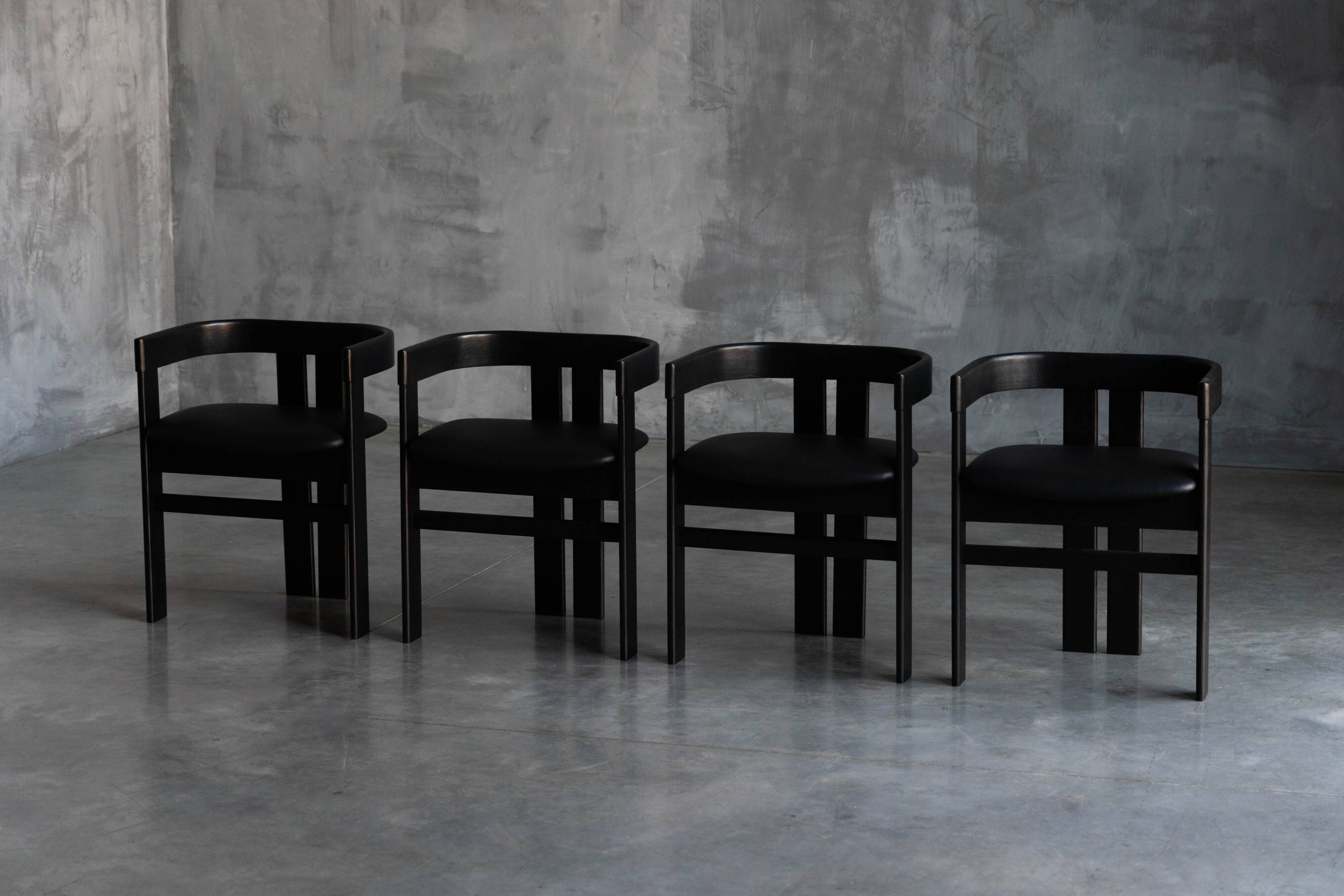 Pigreco chairs by Tobia Scarpa for Tacchini, Italy, 1960s