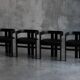 Pigreco chairs by Tobia Scarpa for Tacchini, Italy, 1960s