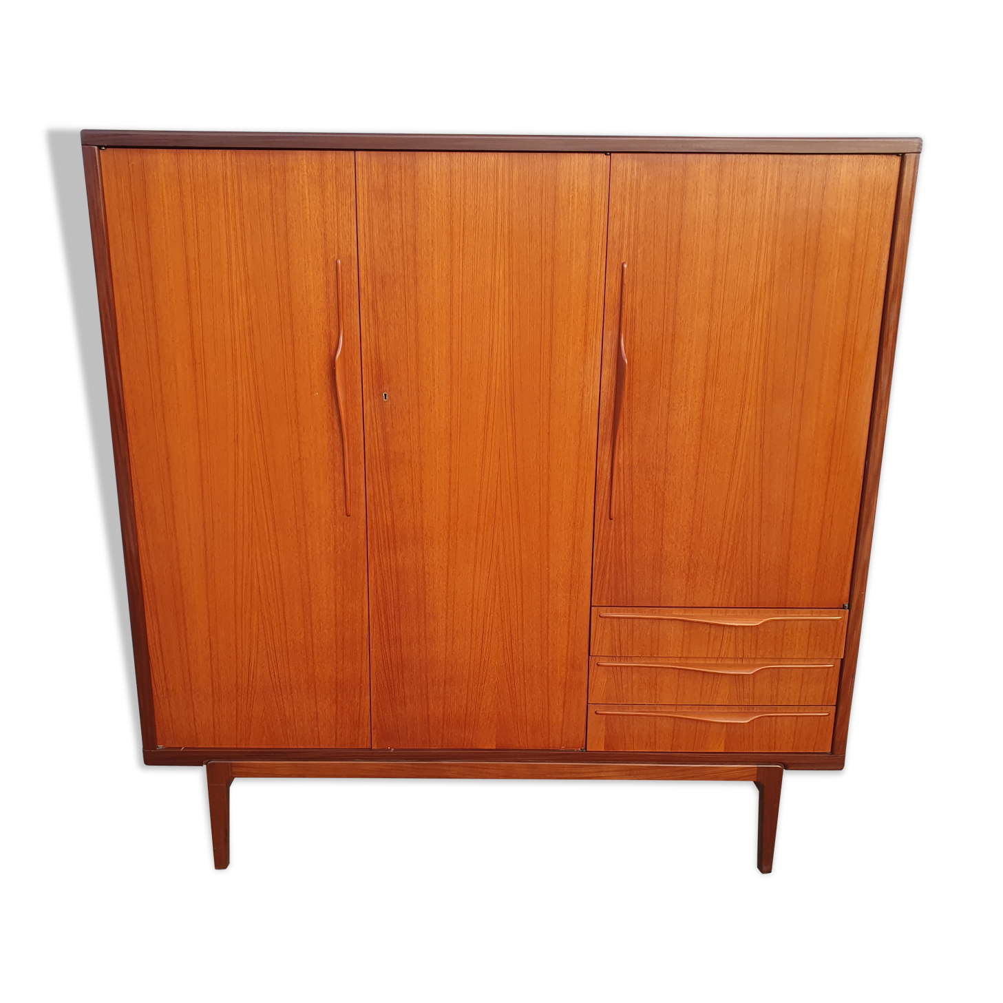 Vintage Scandinavian teak wardrobe