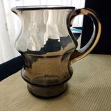 Smoked glass water jug