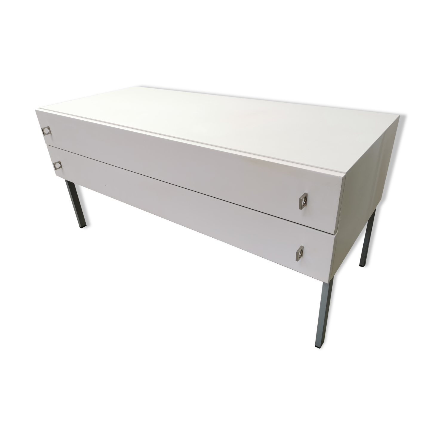 Bedside chest of drawers vintage design 1970