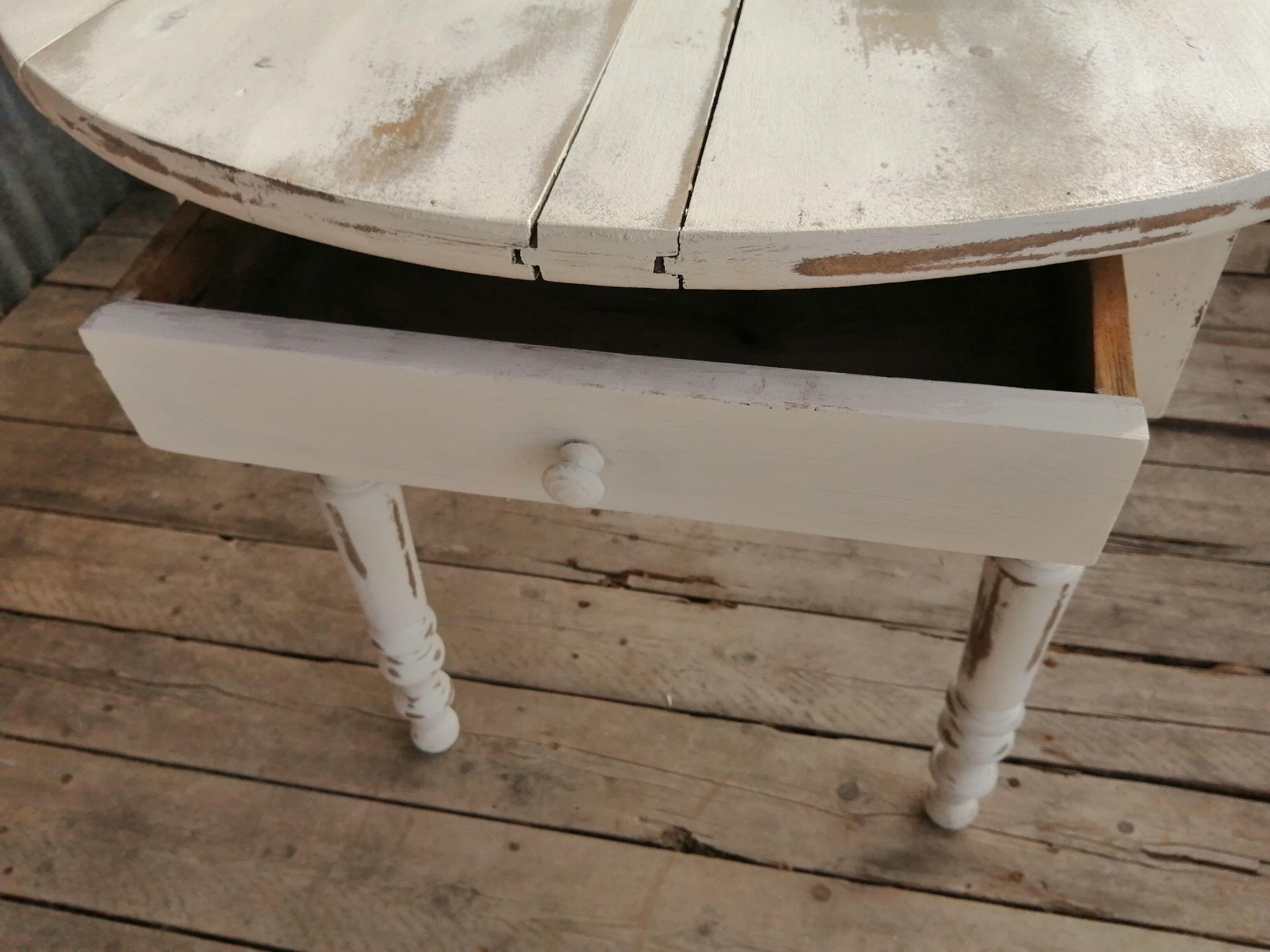Wooden bench table