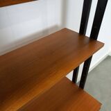 Armoire design en teck Musterring avec pieds noirs