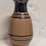 Vintage glazed stoneware vase