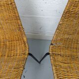 Pair of chairs Gian Franco Legler model Basket