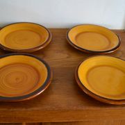 Saint Clément plates porcelain from the 1960s.