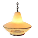 UFO silkscreened glass pendant light, 1970.