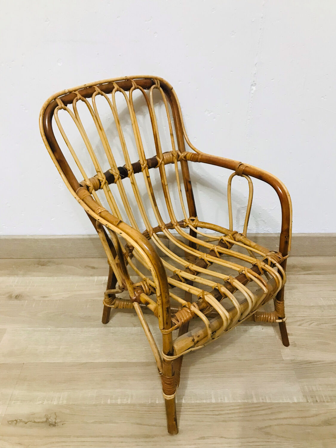 Fauteuil rotin pour enfants