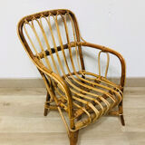 Rattan armchair for children