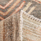 3x11 geometric red oushak runner