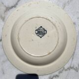 Vintage deep plate in Salins ironstone