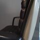 1970 vintage leather swivel office chair