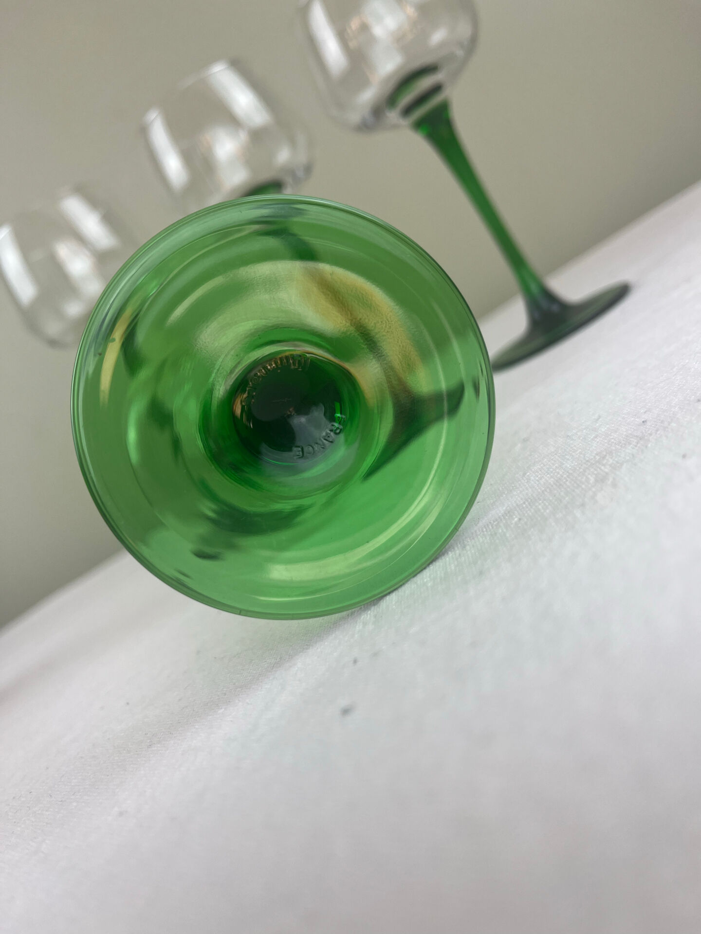 4 vintage glasses