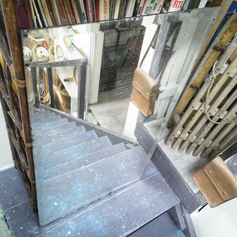 Beveled mirror 120x66cm