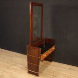 Italian wood design cheval mirror from 70s