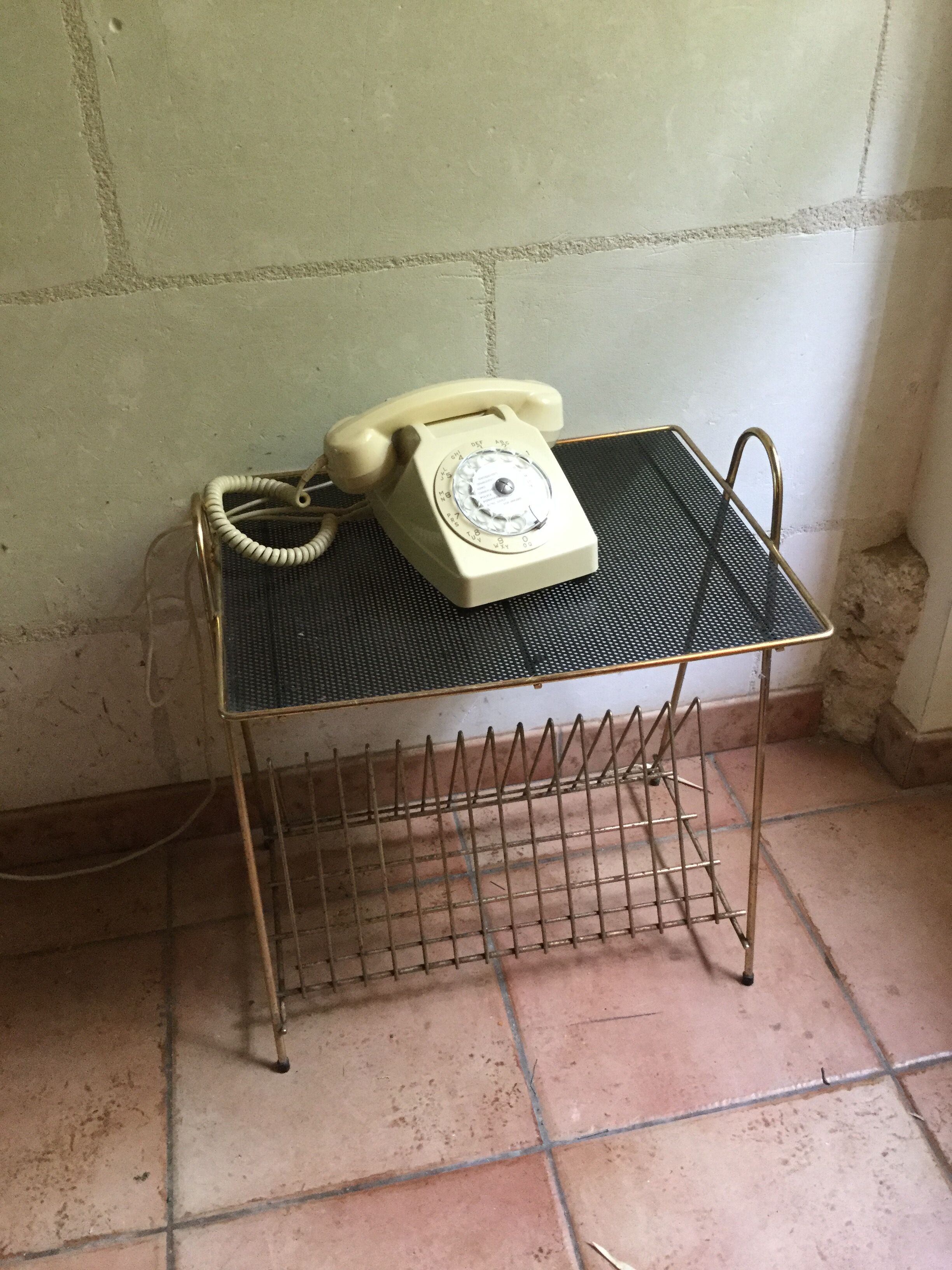Porte vinyle vintage des années 60