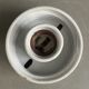 Wall light or ceiling light in porcelain and white glass