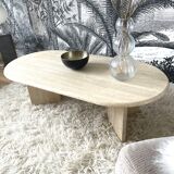 Travertine table 1970