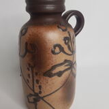 Vase with handle by Scheurich Keramik, West Germany 413-26, 26 cm