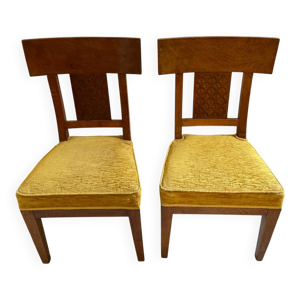 2 chaises art deco -