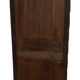 Showcase 1 glass door in solid cherry wood with sculpture - Very good condition