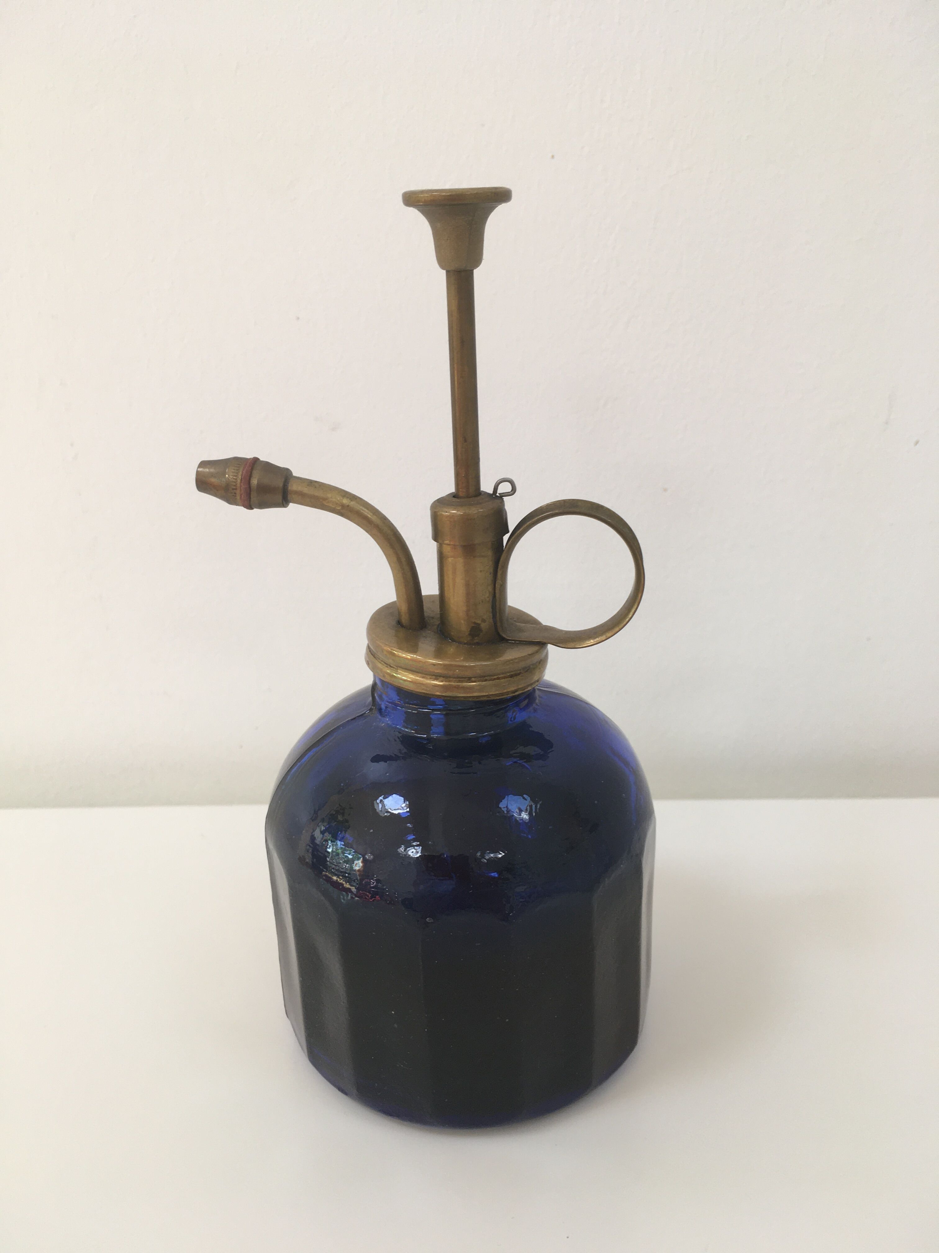 Vintage cobalt blue glass spray