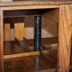 Victorian oak revolving library table circa 1880.