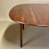 Rosewood high table Scandinavian design "Ole Wanscher" 1950.