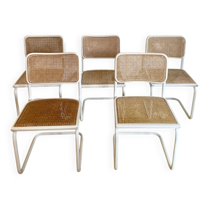 5 chaises cesca de Marcel