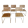5 Cesca chairs by Marcel Breuer for Thonet