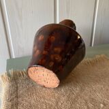 Signed glazed terracotta pitcher