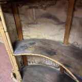 Vintage bar in rattan & bamboo - 70's spirit - Authentic patina