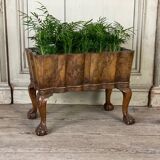 Planter in walnut, england circa 1880