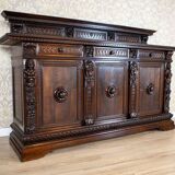 Renaissance Revival Sideboard in Oak