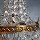 Lustre montgolfiere st Louis XVI bronze and stamps ep 1940