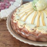 Barbotine serving dish