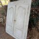 2 portes de placard anciennes en bois avec chassis