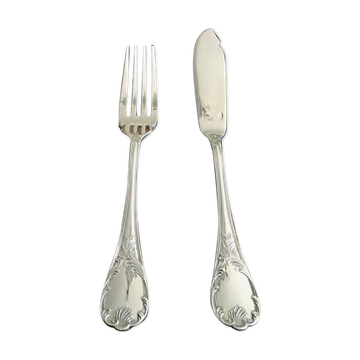 12 couverts à poisson Christofle Marly