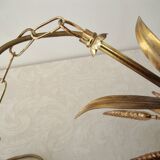 Chandelier brass ears of wheat