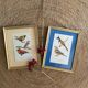 Ornithological frames “birds in cages”.