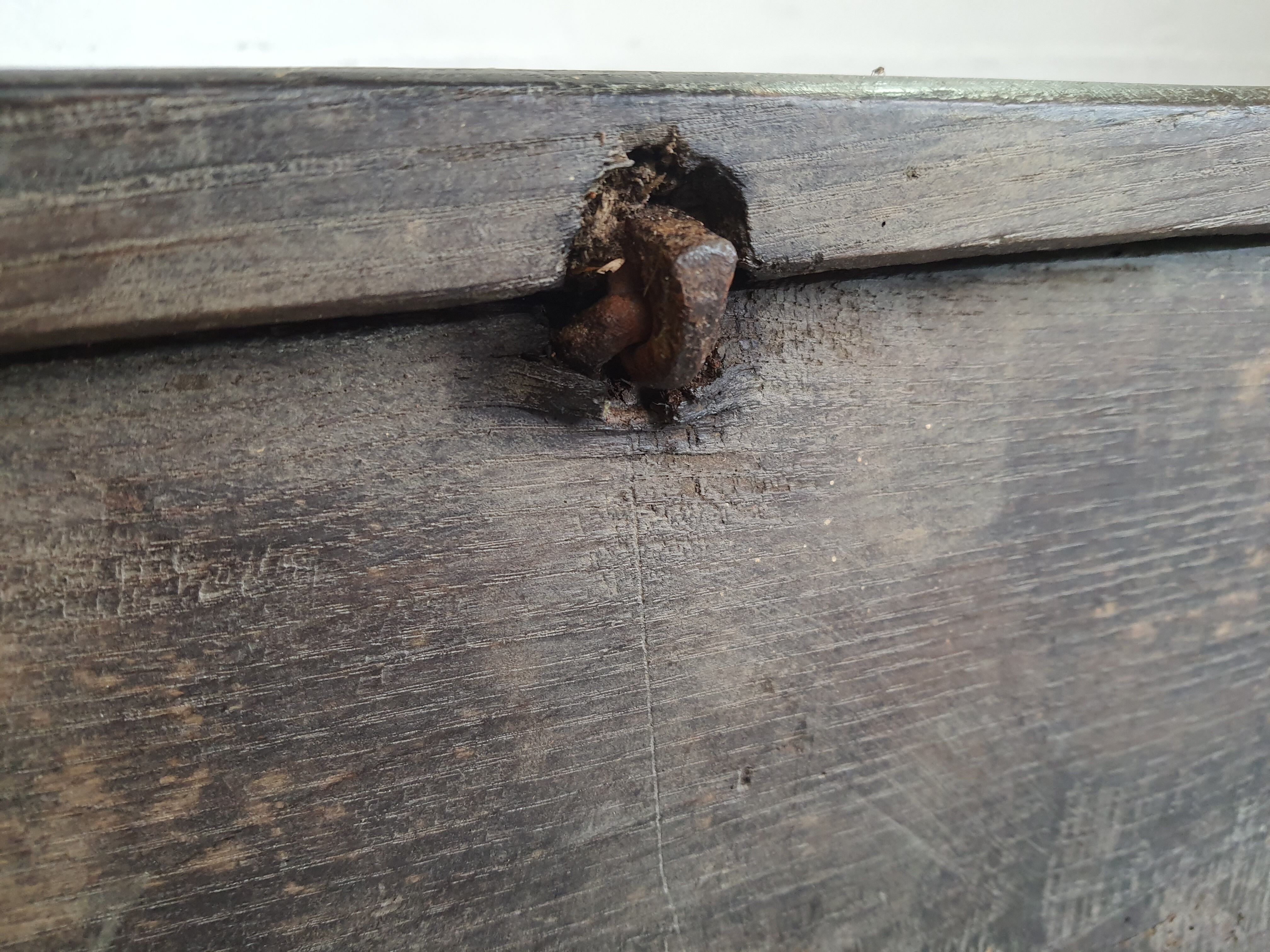 Maie ancient early 18th solid oak