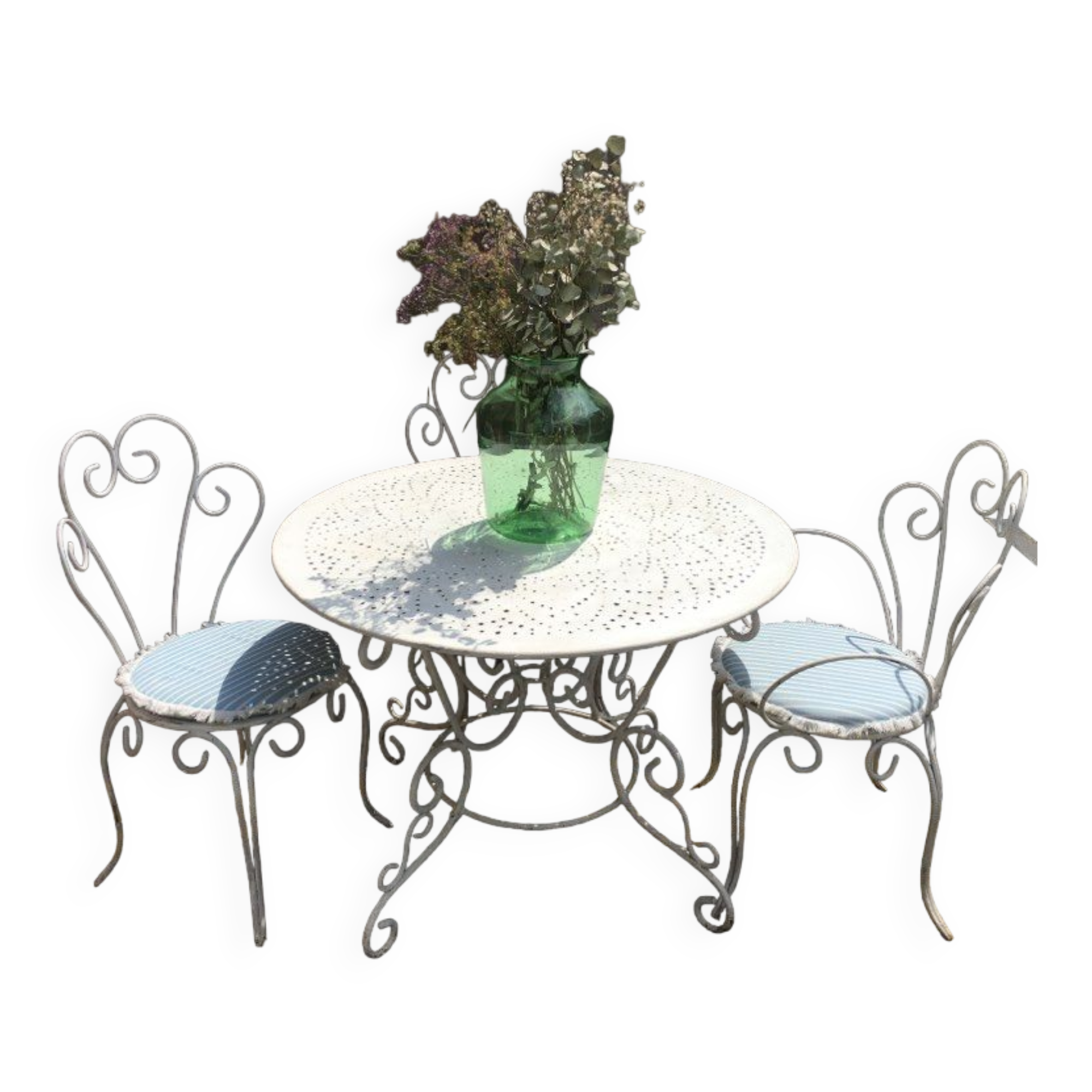 Belle Epoque wrought iron lounge