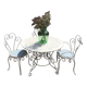 Belle Epoque wrought iron lounge