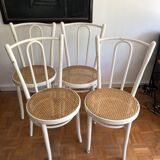 Four vintage bistro chairs