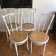 Four vintage bistro chairs