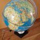 Illuminated globe, world map by Grange Batelière in Paris - 1970