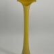 Vintage vase in yellow glass paste