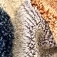 Thick vintage Berber rug, 100% handwoven sheep wool.